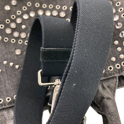 PRADA プラダ BN2439 カナパミニ 2WAY トートバッグ デニム レディース 中古