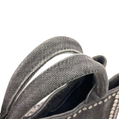 PRADA プラダ BN2439 カナパミニ 2WAY トートバッグ デニム レディース 中古