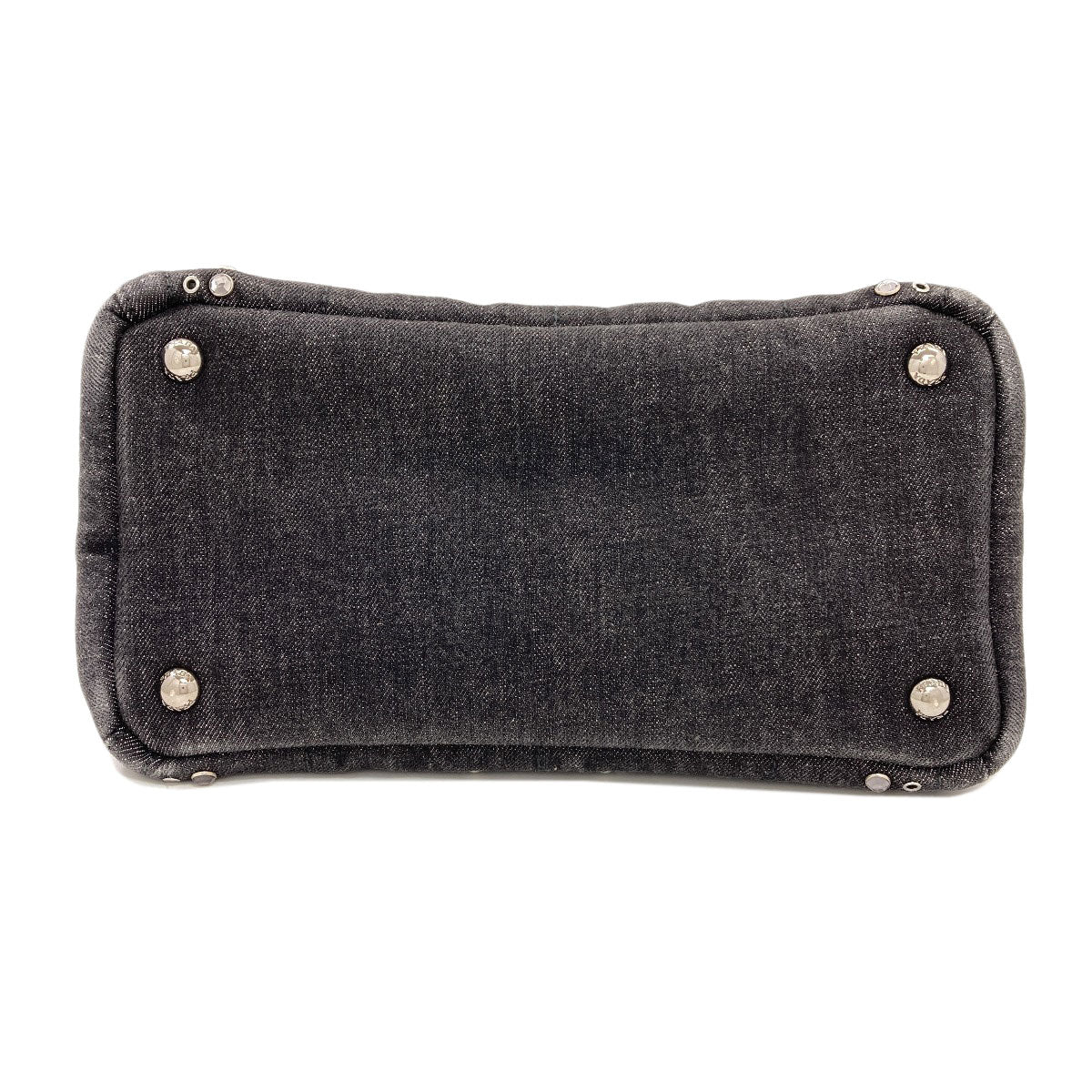 PRADA プラダ BN2439 カナパミニ 2WAY トートバッグ デニム レディース 中古