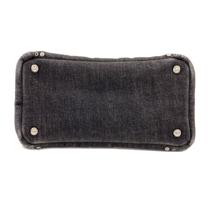 PRADA プラダ BN2439 カナパミニ 2WAY トートバッグ デニム レディース 中古