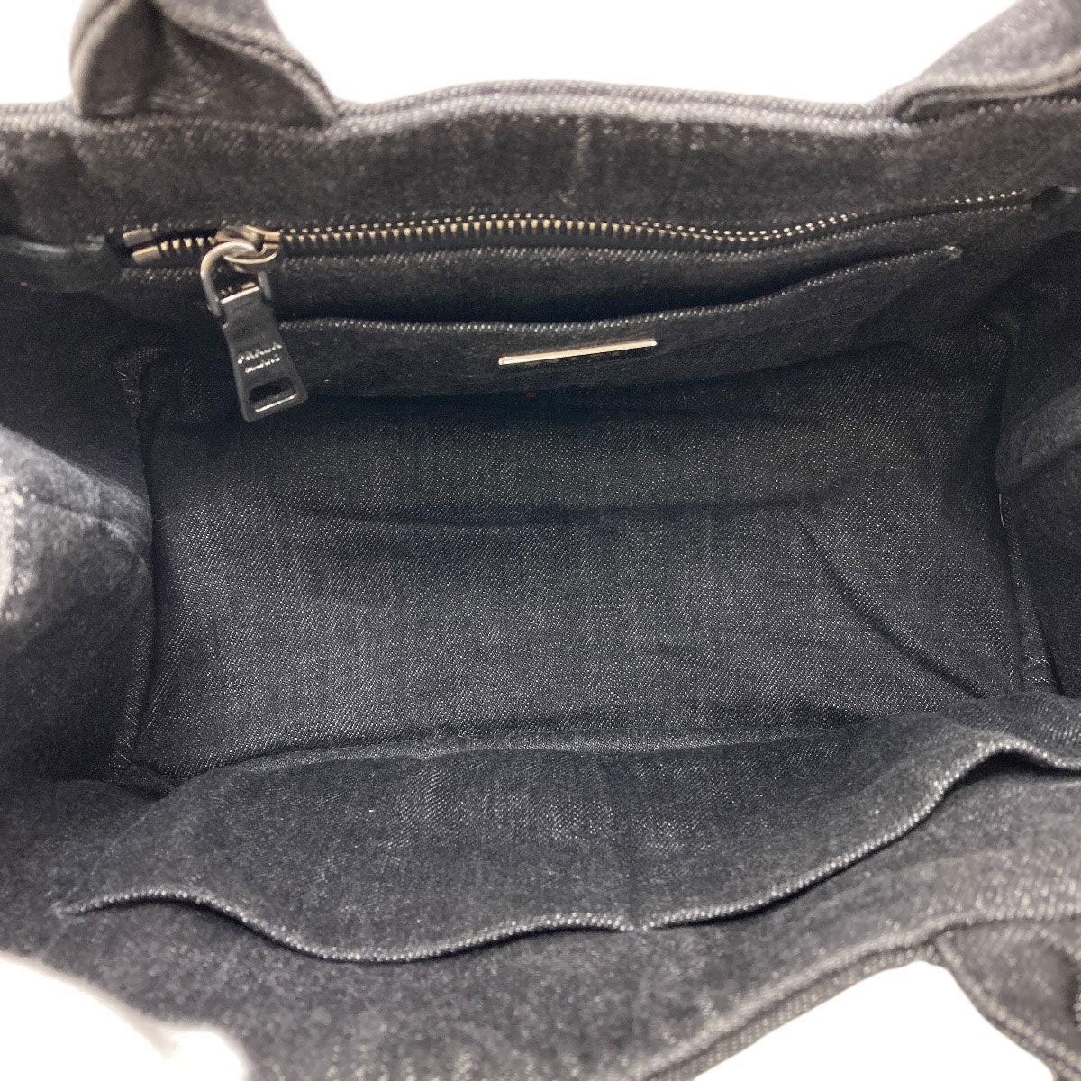 PRADA プラダ BN2439 カナパミニ 2WAY トートバッグ デニム レディース 中古