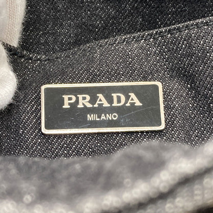PRADA プラダ BN2439 カナパミニ 2WAY トートバッグ デニム レディース 中古