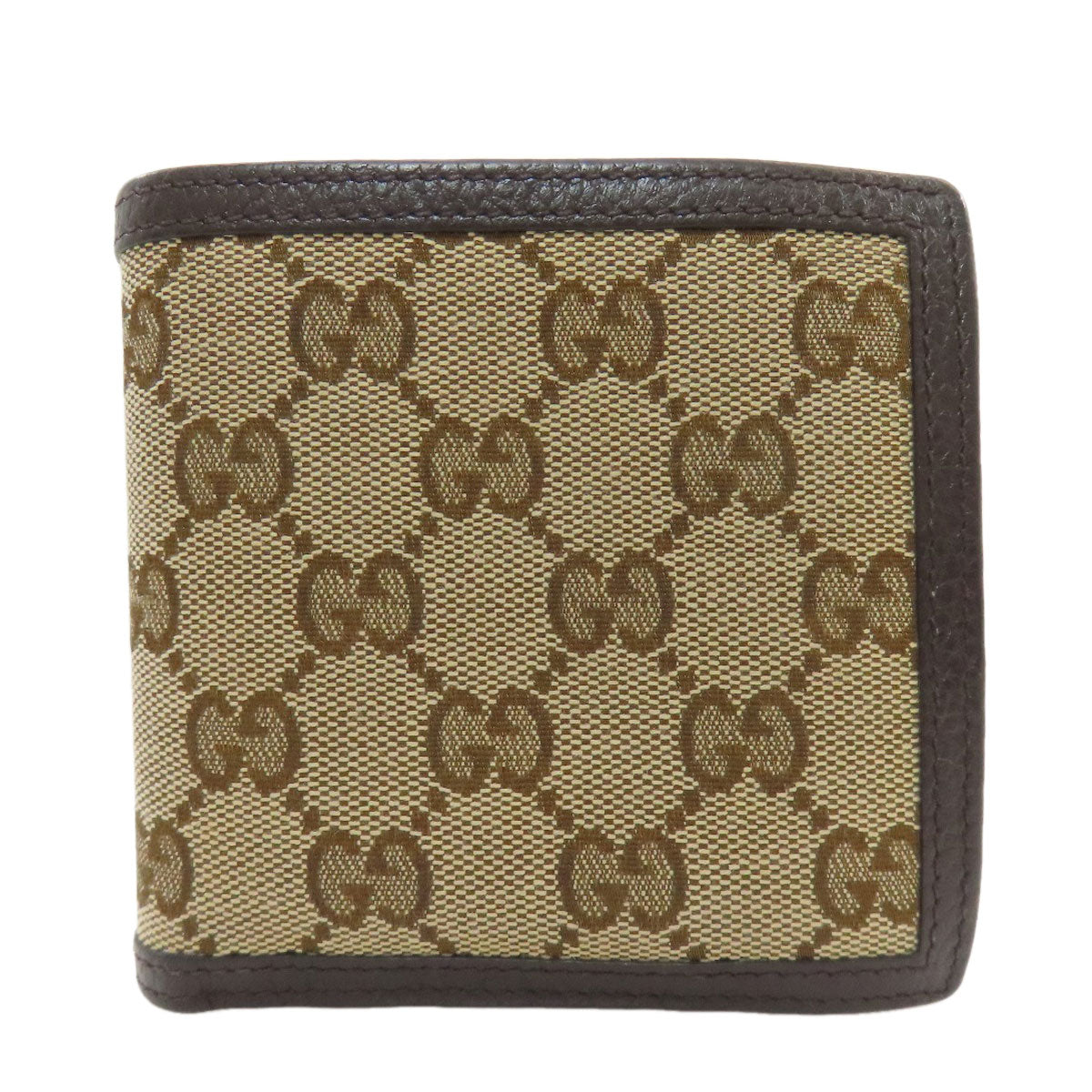 GUCCI グッチ 150413 アウトレット GG 二つ折り財布（小銭入れあり） キャンバス レディース 中古