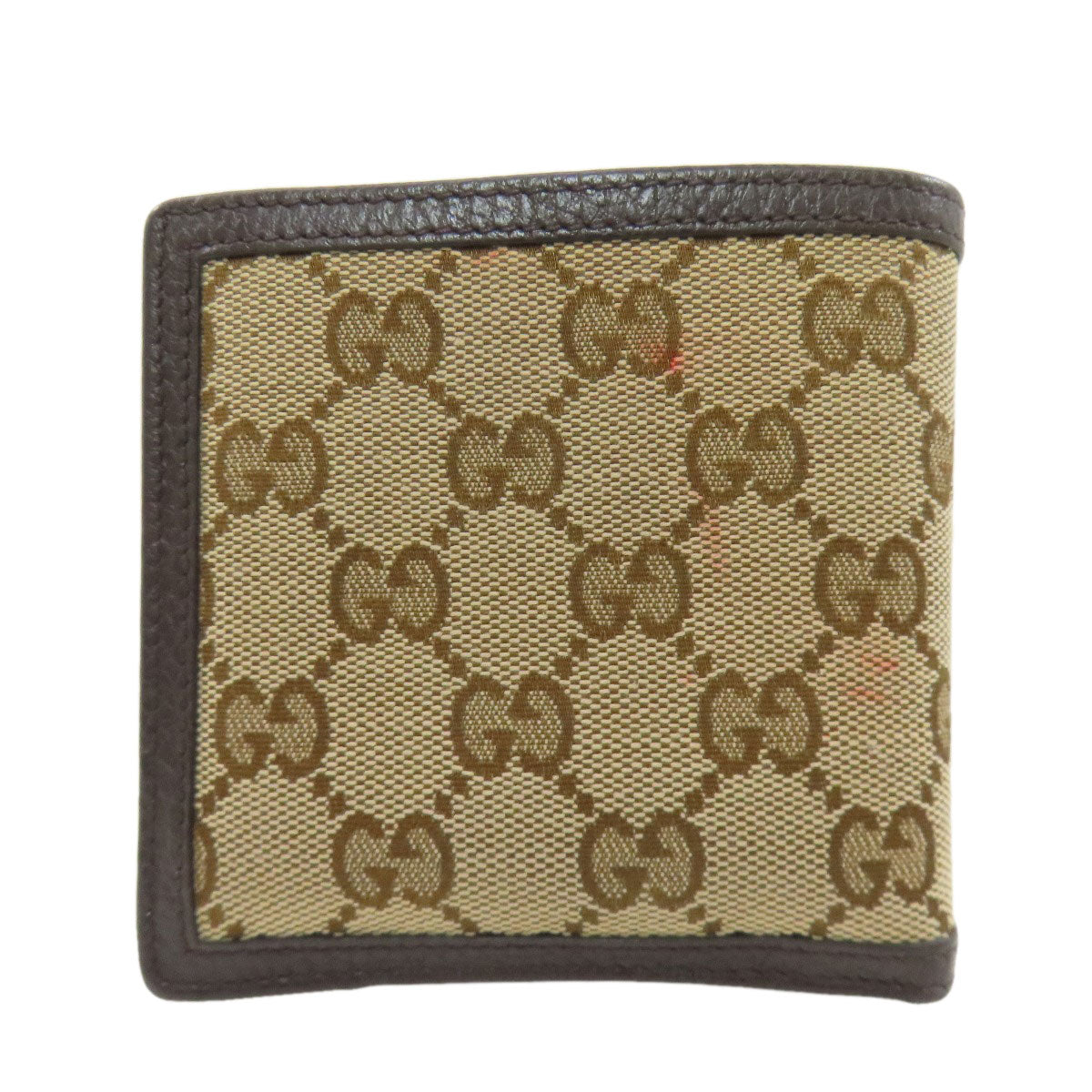 GUCCI グッチ 150413 アウトレット GG 二つ折り財布（小銭入れあり） キャンバス レディース 中古