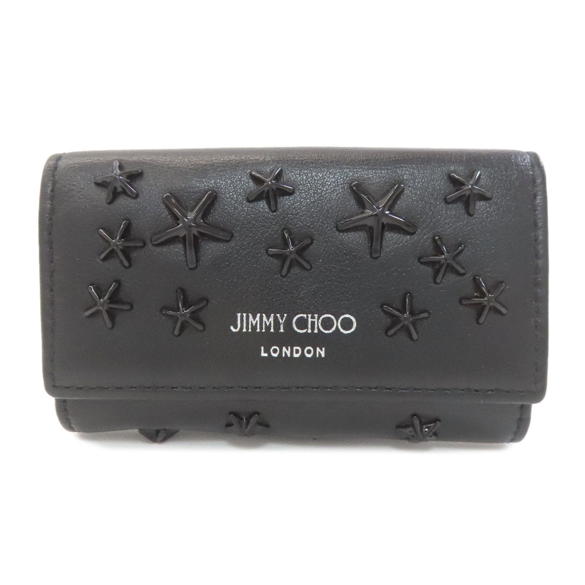 Jimmy Choo ジミーチュウ スターモチーフ キーケース レザー レディース 中古