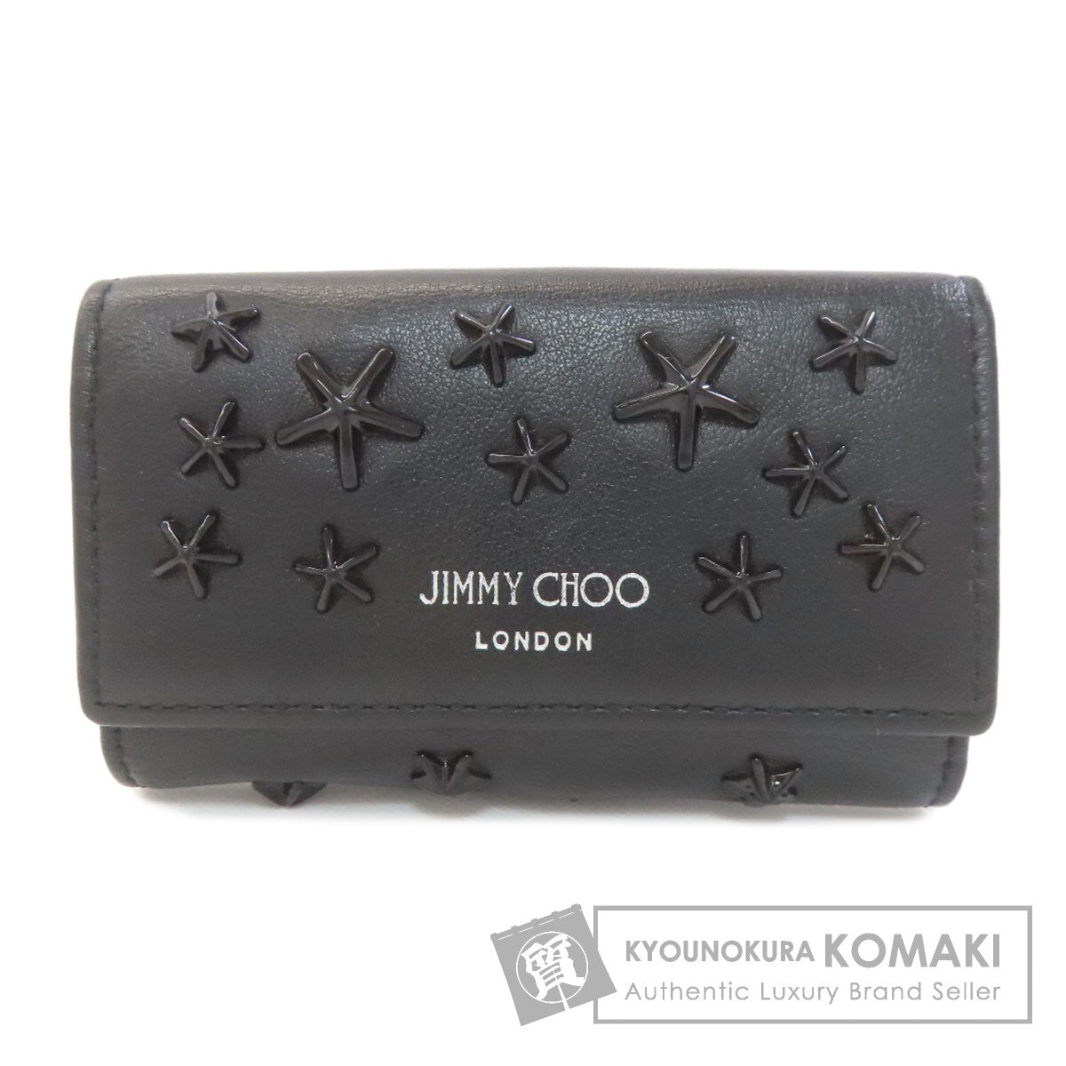 Jimmy Choo ジミーチュウ スターモチーフ キーケース レザー レディース 中古