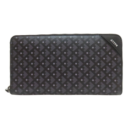BALLY バリー 総柄 長財布（小銭入れあり） PVC レディース 中古
