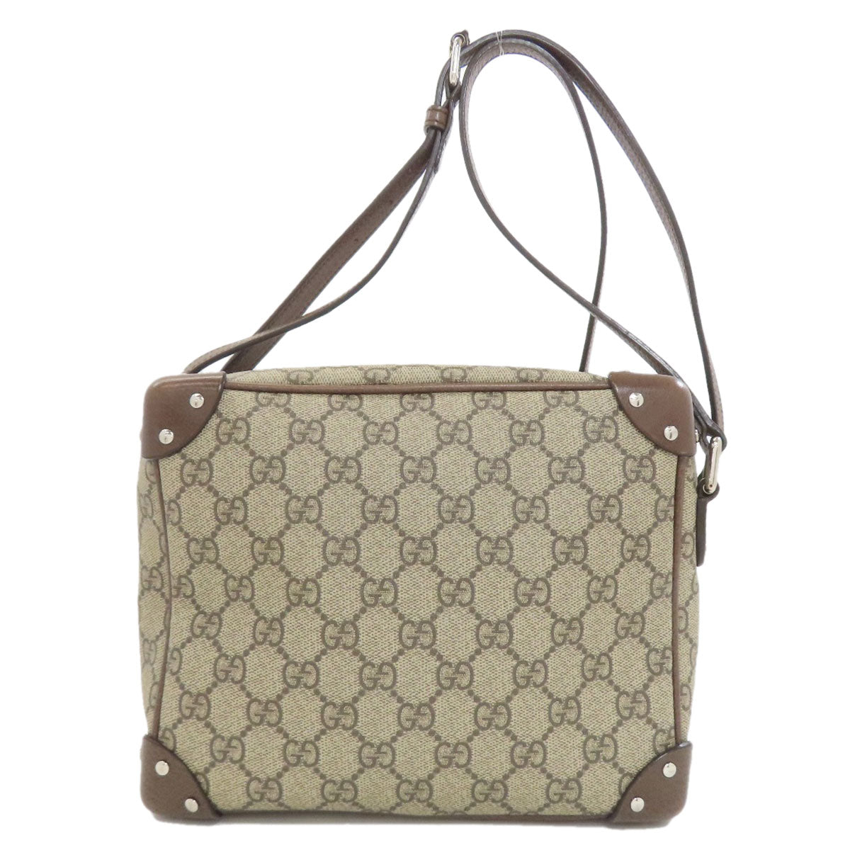 GUCCI グッチ 626363 GGスプリーム ショルダーバッグ PVC レディース 中古