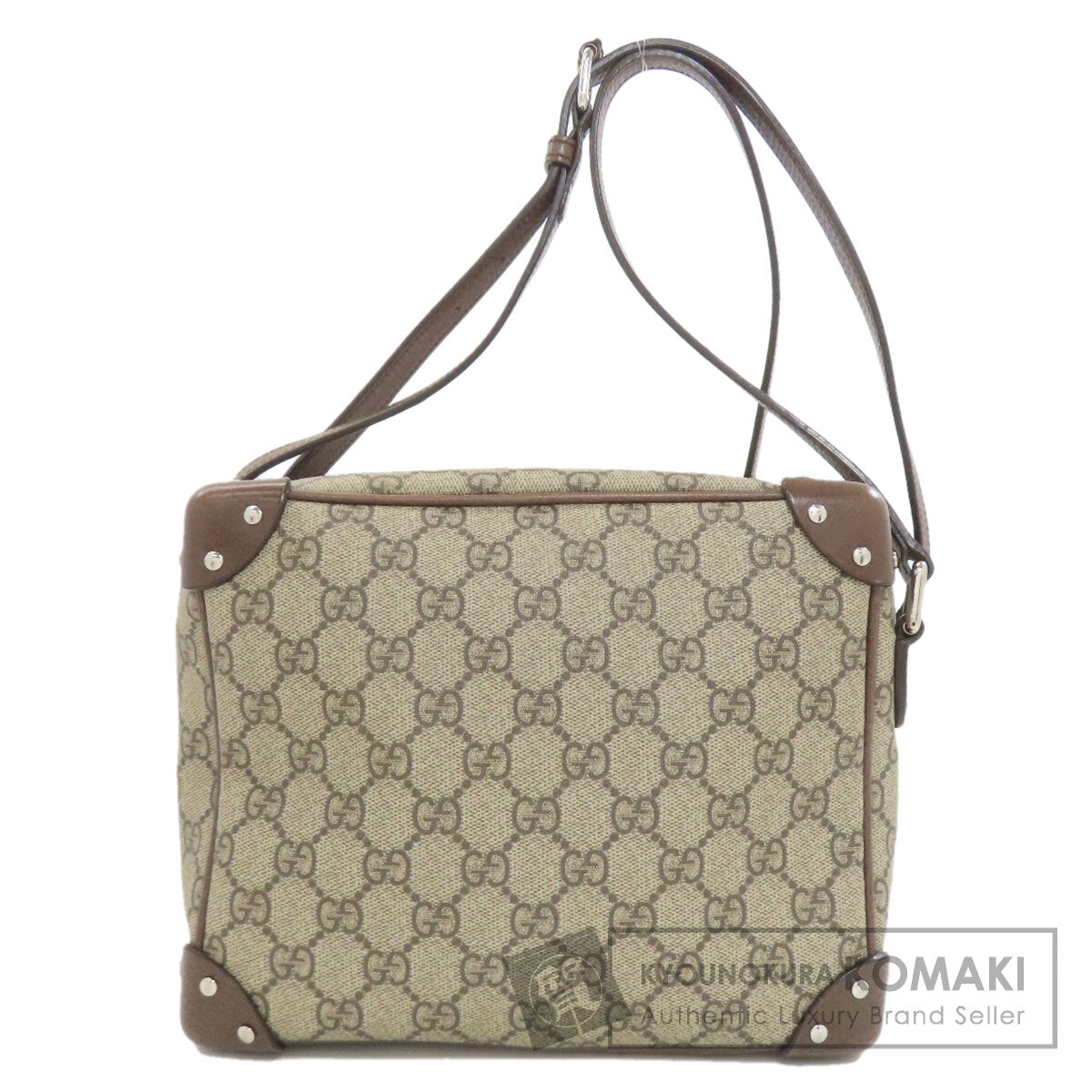 GUCCI グッチ 626363 GGスプリーム ショルダーバッグ PVC レディース 中古