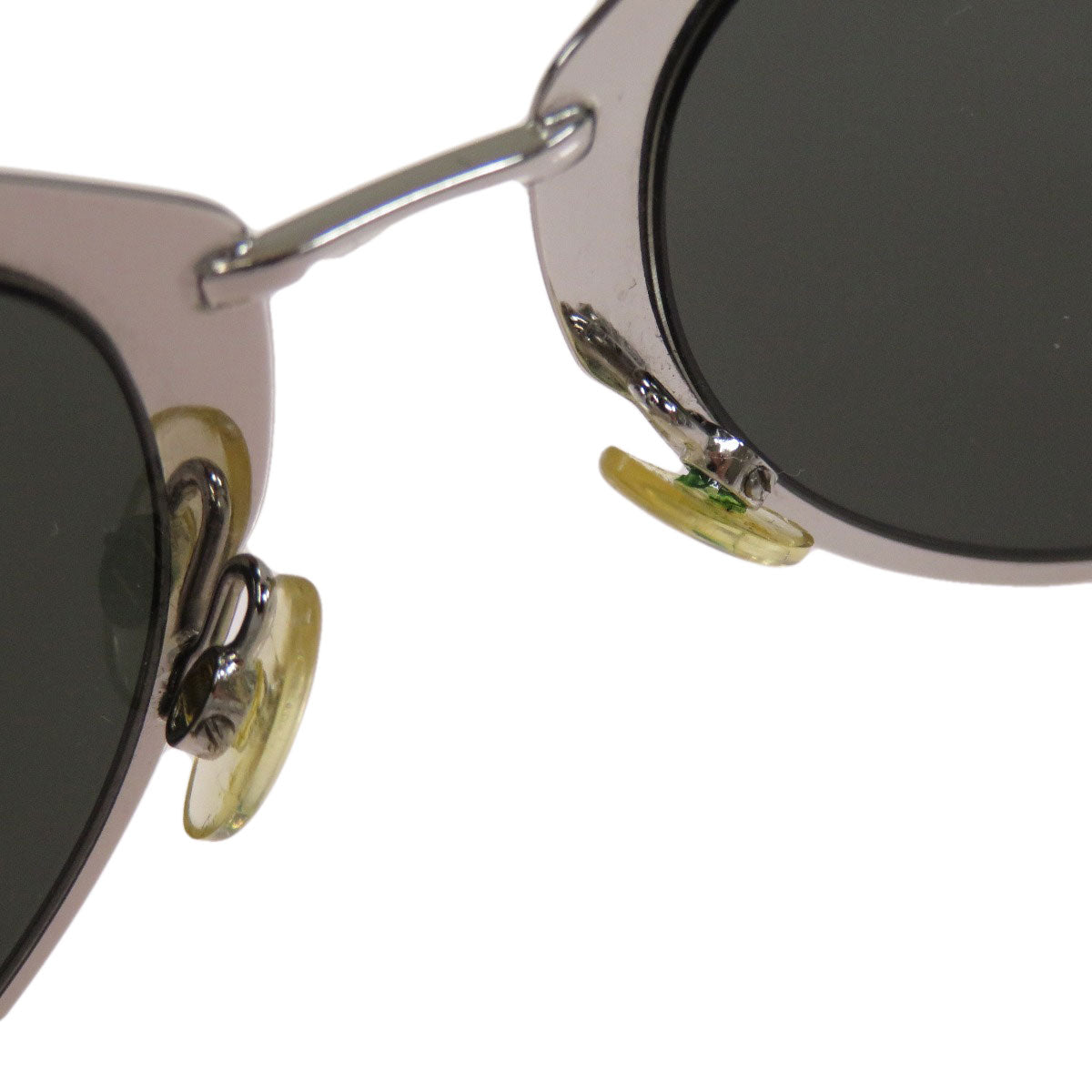 CHRISTIAN DIOR クリスチャンディオール シンプルデザイン サングラス 金属製 レディース 中古