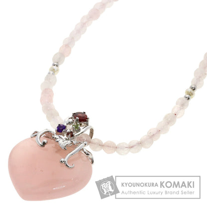 セレクトジュエリー ローズクオーツ マルチカラー ストーン ネックレス 中古 商品画像1