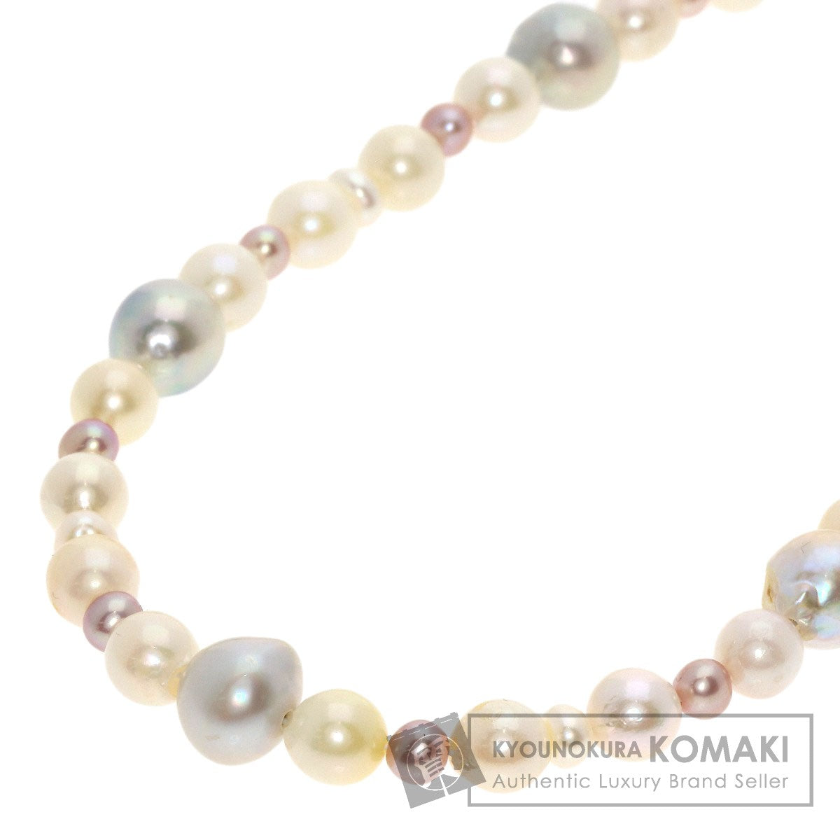 SELECT JEWELRY セレクトジュエリー 淡水パール 真珠 ネックレス SV レディース 中古