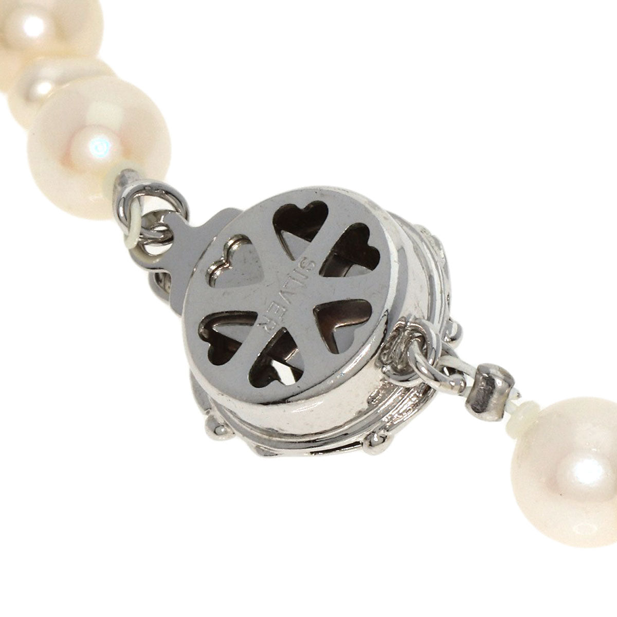 SELECT JEWELRY セレクトジュエリー 淡水パール 真珠 ネックレス SV レディース 中古
