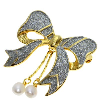 SELECT JEWELRY セレクトジュエリー パール 真珠 フェイクパール エナメル ブローチ8点セット ブローチ SV レディース 中古