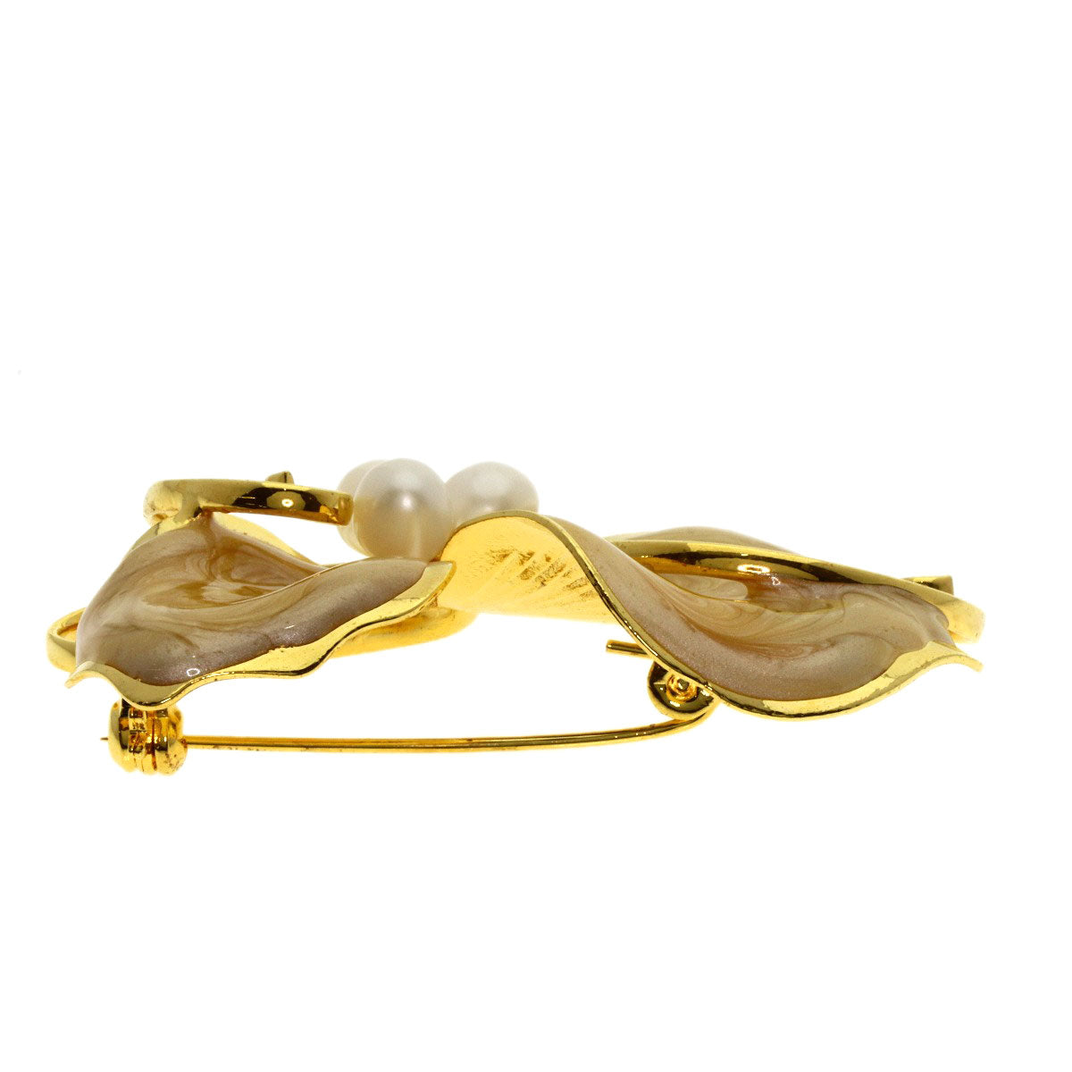 SELECT JEWELRY セレクトジュエリー パール 真珠 フェイクパール エナメル ブローチ8点セット ブローチ SV レディース 中古