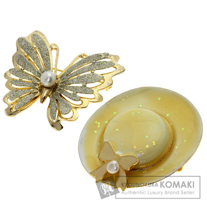 SELECT JEWELRY セレクトジュエリー パール 真珠 フェイクパール エナメル ブローチ8点セット ブローチ SV レディース 中古