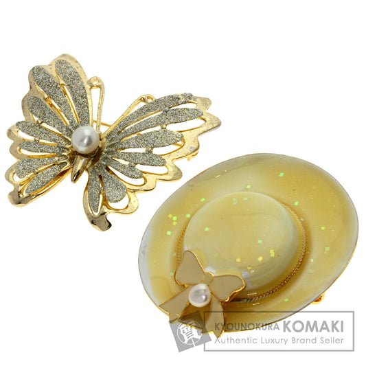 SELECT JEWELRY セレクトジュエリー パール 真珠 フェイクパール エナメル ブローチ8点セット ブローチ SV レディース 中古