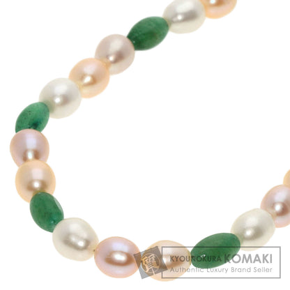 SELECT JEWELRY セレクトジュエリー 淡水パール 真珠 アベンチュリンクォーツ ネックレス 金属製 レディース 中古