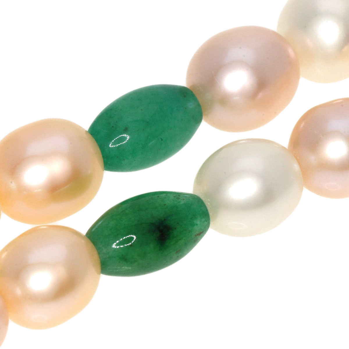 SELECT JEWELRY セレクトジュエリー 淡水パール 真珠 アベンチュリンクォーツ ネックレス 金属製 レディース 中古