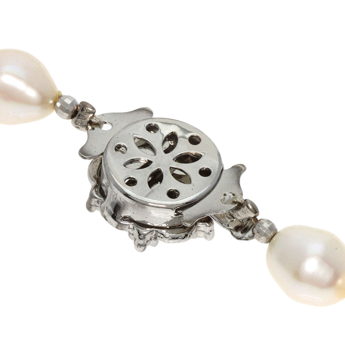 SELECT JEWELRY セレクトジュエリー 淡水パール 真珠 アベンチュリンクォーツ ネックレス 金属製 レディース 中古