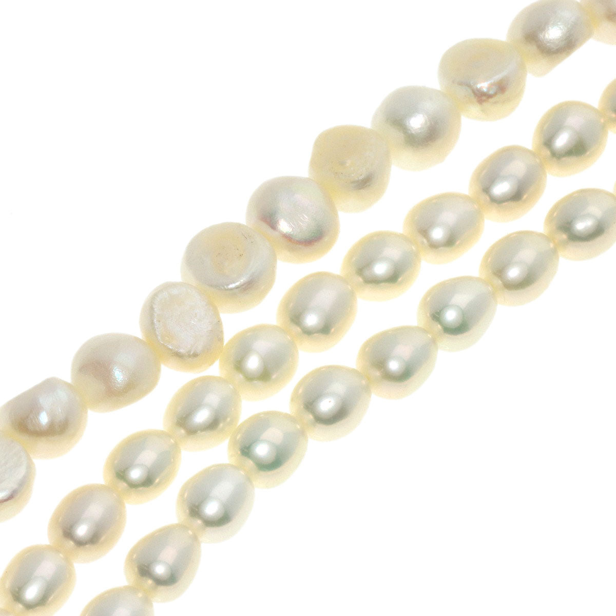 SELECT JEWELRY セレクトジュエリー ロードナイト フラワーモチーフ ローズクォーツ 淡水パール 真珠 3点セット ネックレス SV レディース 中古