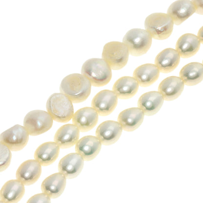 SELECT JEWELRY セレクトジュエリー ロードナイト フラワーモチーフ ローズクォーツ 淡水パール 真珠 3点セット ネックレス SV レディース 中古