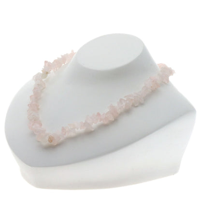 SELECT JEWELRY セレクトジュエリー ロードナイト フラワーモチーフ ローズクォーツ 淡水パール 真珠 3点セット ネックレス SV レディース 中古