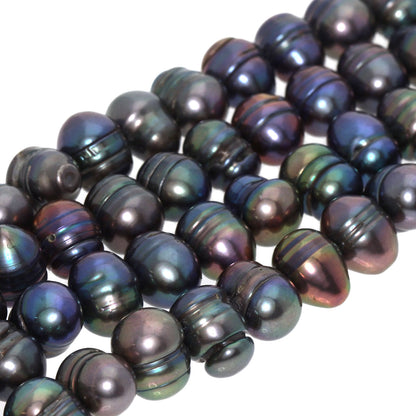 SELECT JEWELRY セレクトジュエリー 淡水パール 真珠 染色 ロング ネックレス SV レディース 中古