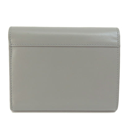 CELINE セリーヌ C金具 二つ折り財布（小銭入れあり） レザー レディース 中古