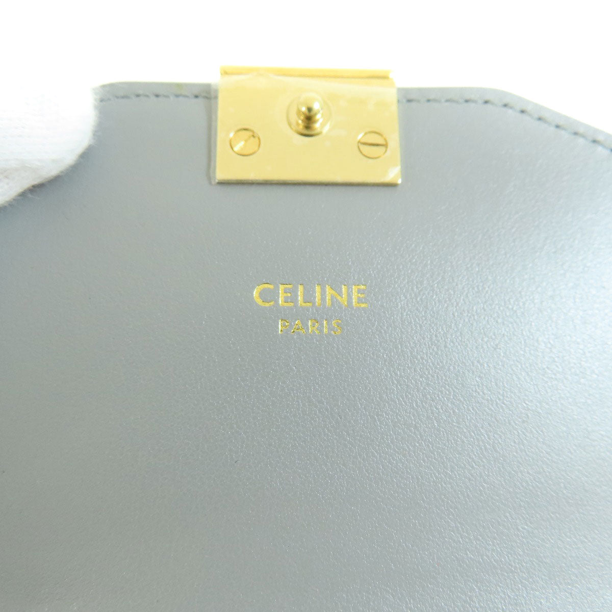 CELINE セリーヌ C金具 二つ折り財布（小銭入れあり） レザー レディース 中古