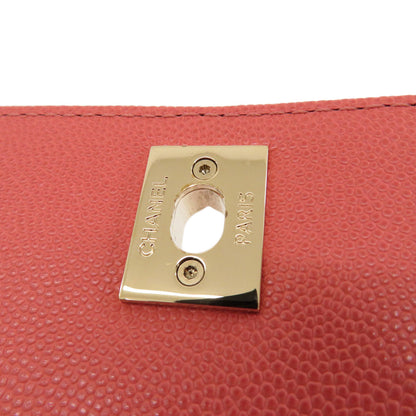 CHANEL シャネル マトラッセ ゴールド金具 2WAY ハンドバッグ グレインド カーフスキン レディース 中古