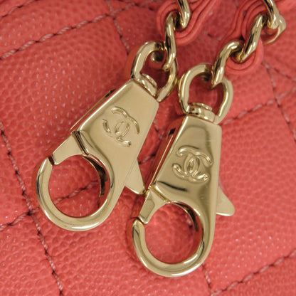 CHANEL シャネル マトラッセ ゴールド金具 2WAY ハンドバッグ グレインド カーフスキン レディース 中古