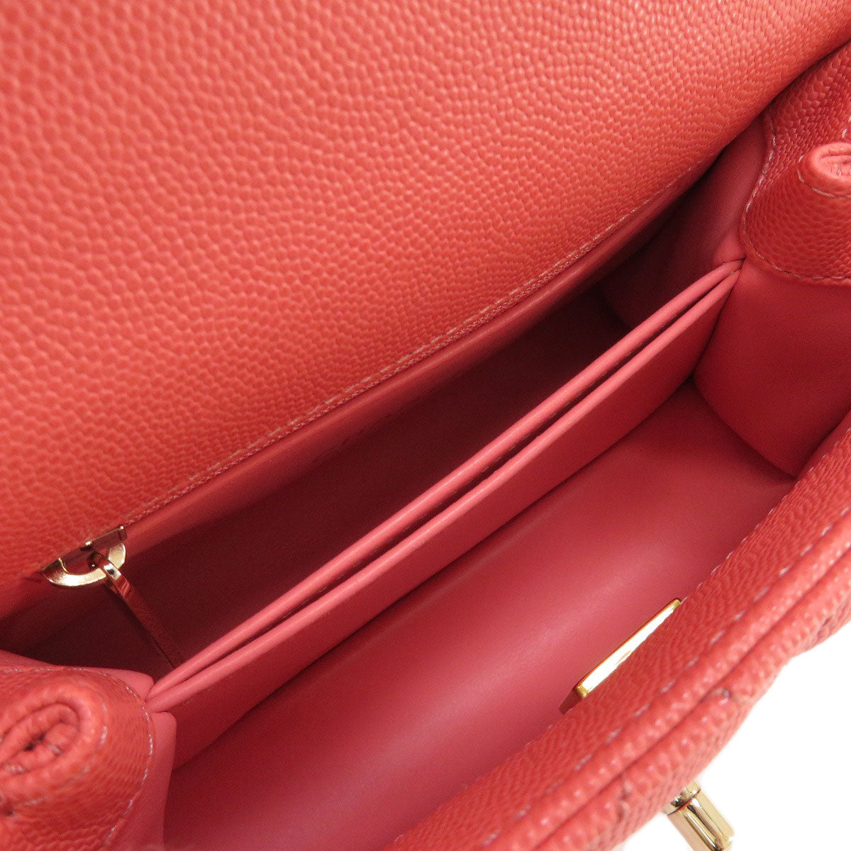 CHANEL シャネル マトラッセ ゴールド金具 2WAY ハンドバッグ グレインド カーフスキン レディース 中古