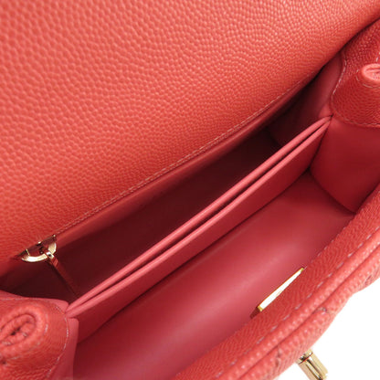 CHANEL シャネル マトラッセ ゴールド金具 2WAY ハンドバッグ グレインド カーフスキン レディース 中古