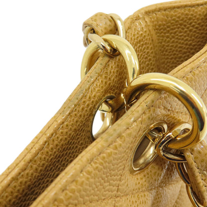 CHANEL シャネル チェーンバッグ マトラッセ ゴールド金具 トートバッグ グレインド カーフスキン レディース 中古