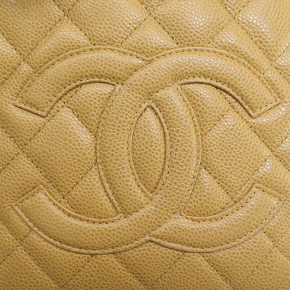 CHANEL シャネル チェーンバッグ マトラッセ ゴールド金具 トートバッグ グレインド カーフスキン レディース 中古