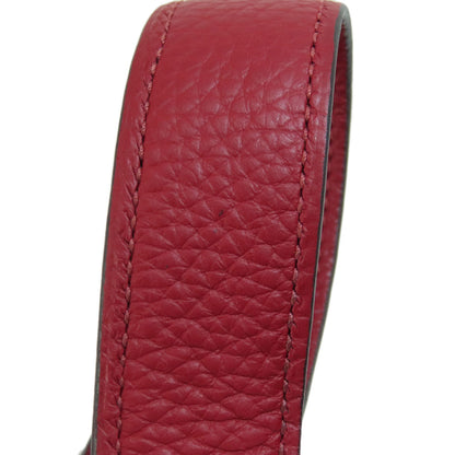 HERMES エルメス ピコタンロックMM レッド シルバー金具 ハンドバッグ トリヨン レディース 中古