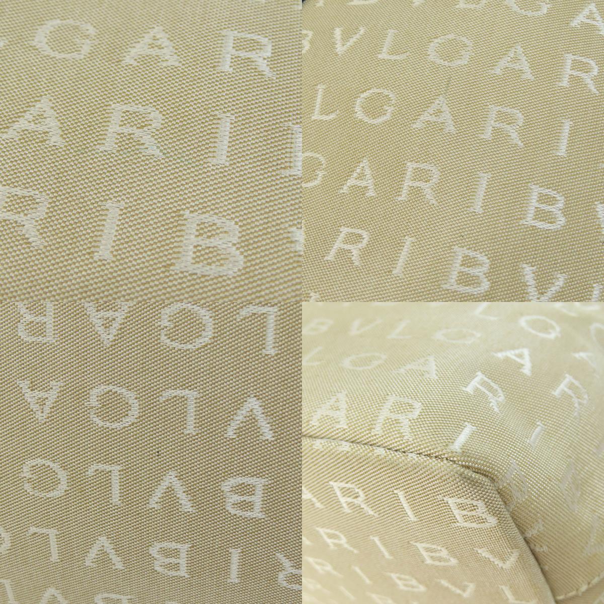 BVLGARI ブルガリ ロゴマニア ハンドバッグ キャンバス レディース 中古