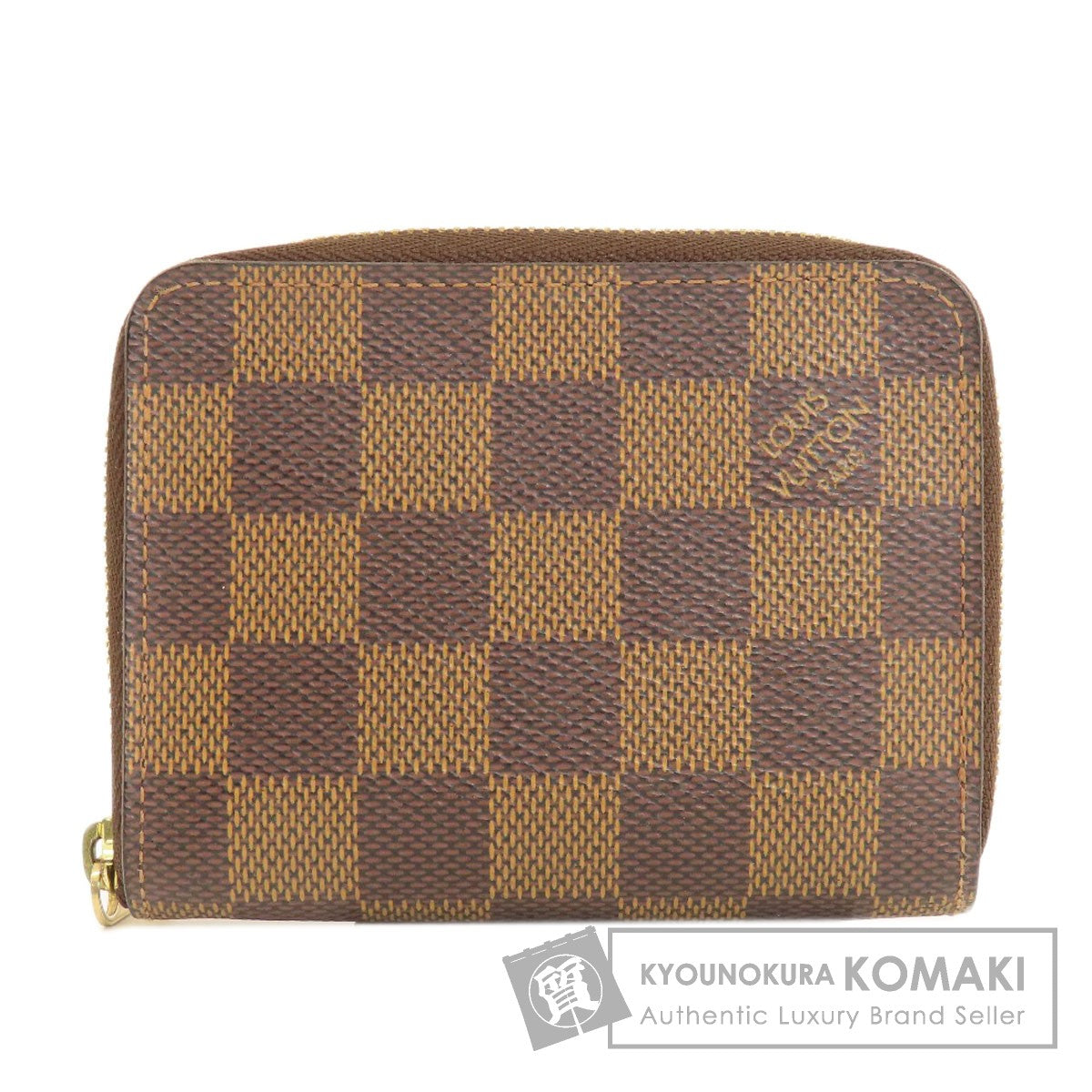 ルイヴィトン N63070 ジッピー・コインパース ダミエ エベヌ コインケース 中古 商品画像1
