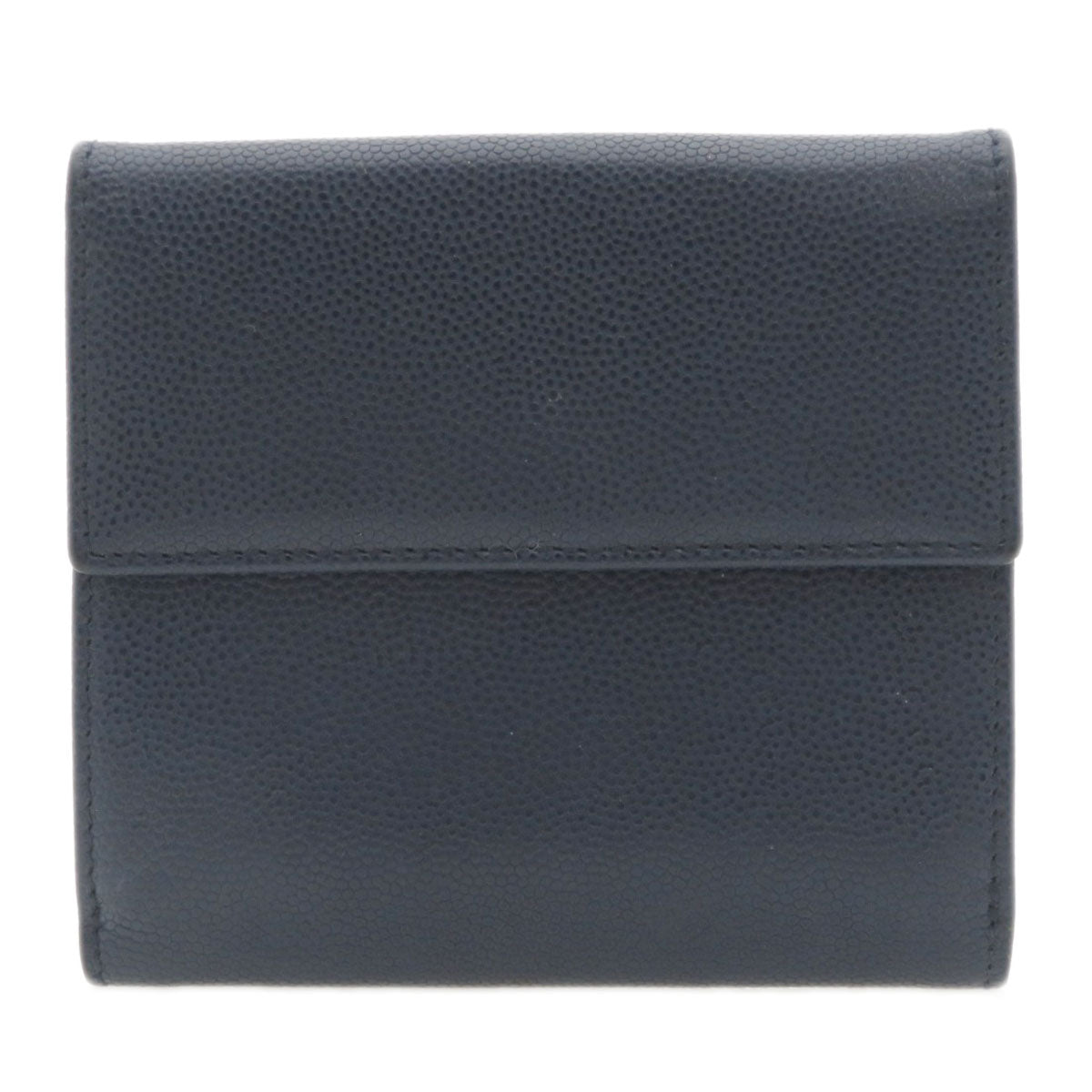 CHRISTIAN DIOR クリスチャンディオール ロゴ金具 二つ折り財布（小銭入れあり） レザー レディース 中古