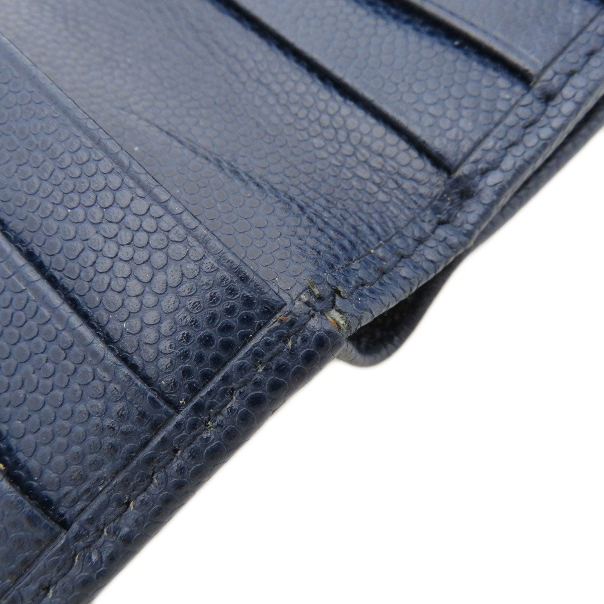 CHRISTIAN DIOR クリスチャンディオール ロゴ金具 二つ折り財布（小銭入れあり） レザー レディース 中古