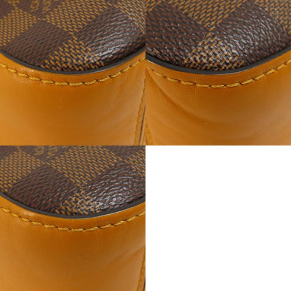 LOUIS VUITTON ルイヴィトン N40178 サンタモニカ サフラン ダミエ エベヌ ショルダーバッグ ダミエキャンバス レディース 中古