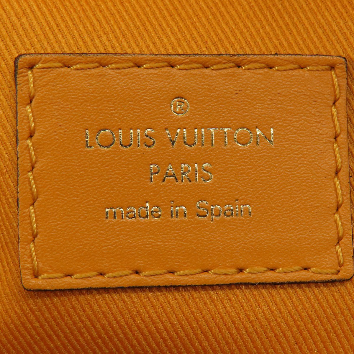 LOUIS VUITTON ルイヴィトン N40178 サンタモニカ サフラン ダミエ エベヌ ショルダーバッグ ダミエキャンバス レディース 中古