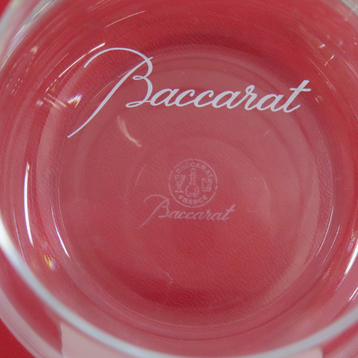 Baccarat バカラ シャトー ロックグラス クリスタルガラス レディース 中古