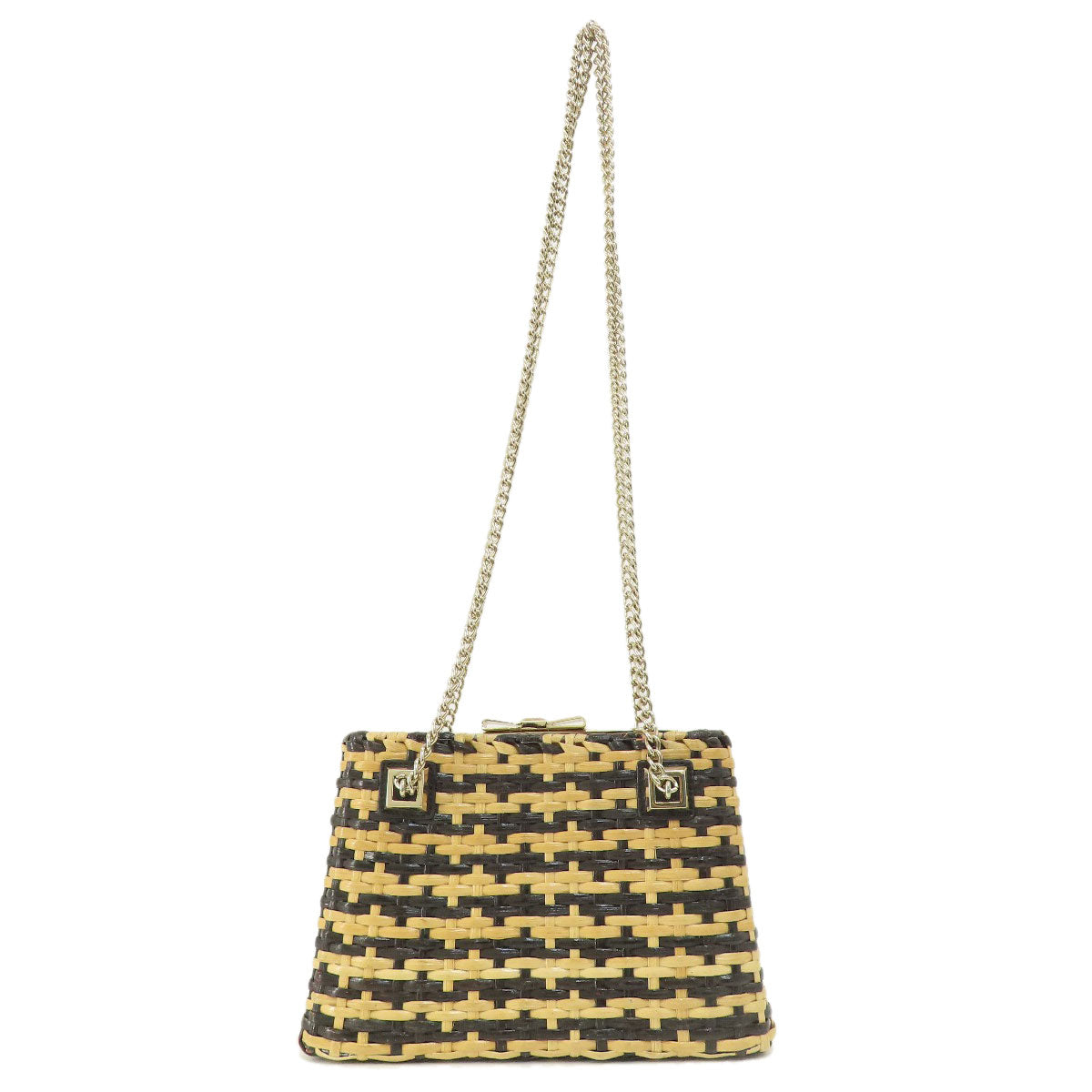 kate spade ケイトスペード カゴバッグ トートバッグ 金属製 レディース 中古