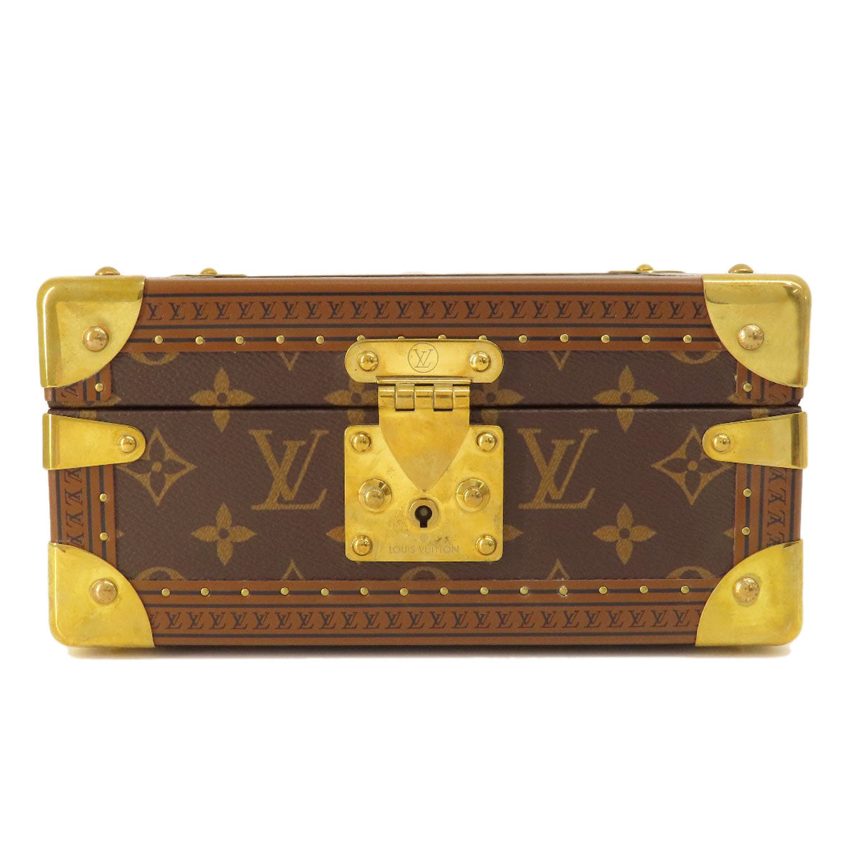 LOUIS VUITTON ルイヴィトン M10171 コフレ・ジュワイアリー モノグラム ブルーラグーン アクセサリーケース モノグラムキャンバス レディース 中古