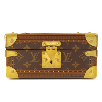 LOUIS VUITTON ルイヴィトン M10171 コフレ・ジュワイアリー モノグラム ブルーラグーン アクセサリーケース モノグラムキャンバス レディース 中古