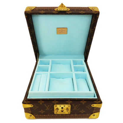 LOUIS VUITTON ルイヴィトン M10171 コフレ・ジュワイアリー モノグラム ブルーラグーン アクセサリーケース モノグラムキャンバス レディース 中古