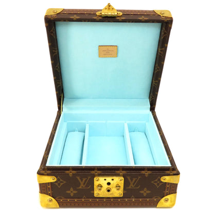 LOUIS VUITTON ルイヴィトン M10171 コフレ・ジュワイアリー モノグラム ブルーラグーン アクセサリーケース モノグラムキャンバス レディース 中古