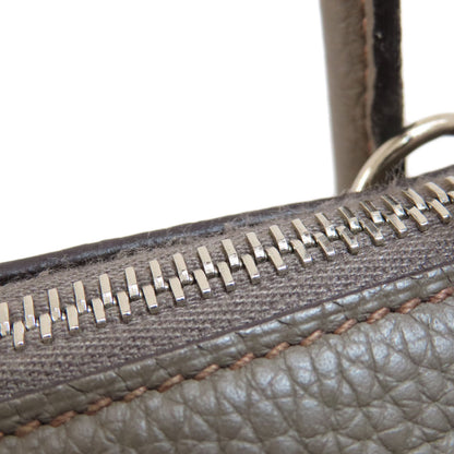 HERMES エルメス ボリード31 エタン シルバー金具 ハンドバッグ トリヨン レディース 中古